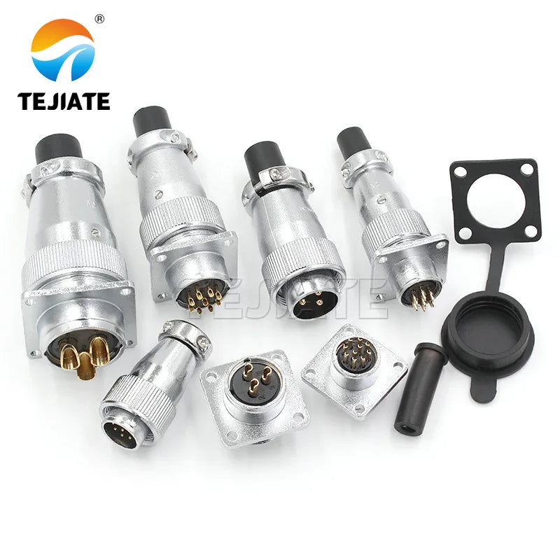 Aviation plug socket WS16 20 28-2/3/4/5/7/9 core connector industrial connector reverse installation