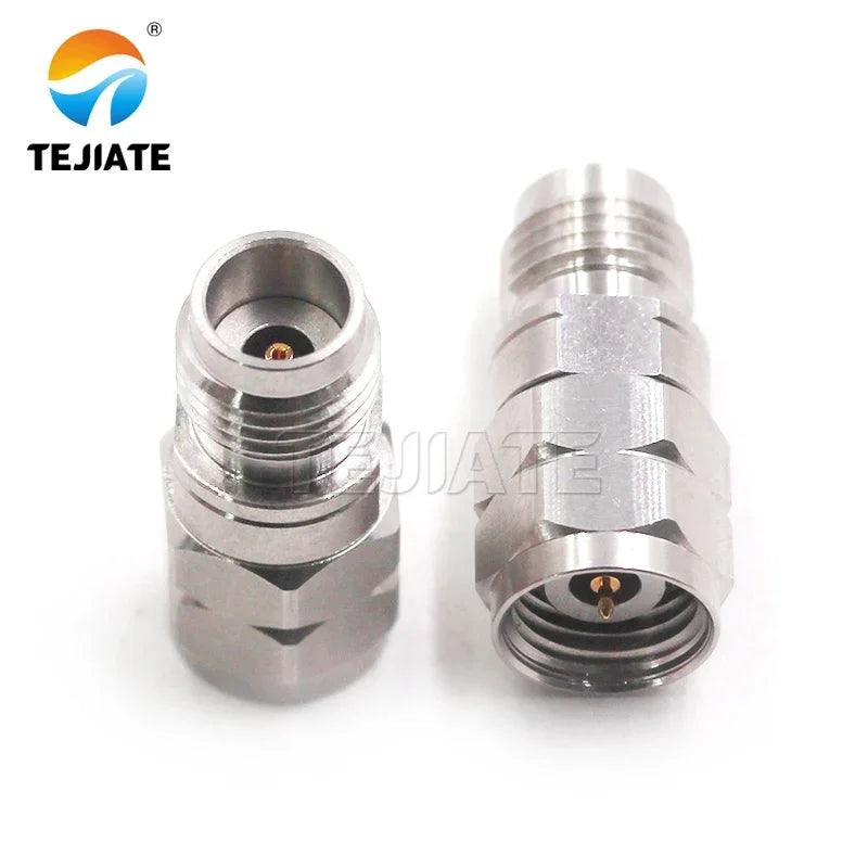DC-40G 50G stainless steel millimeter wave 1.85mm 2.92mm 2.4mm female to male rf coaxial high frequency adapter adaptor