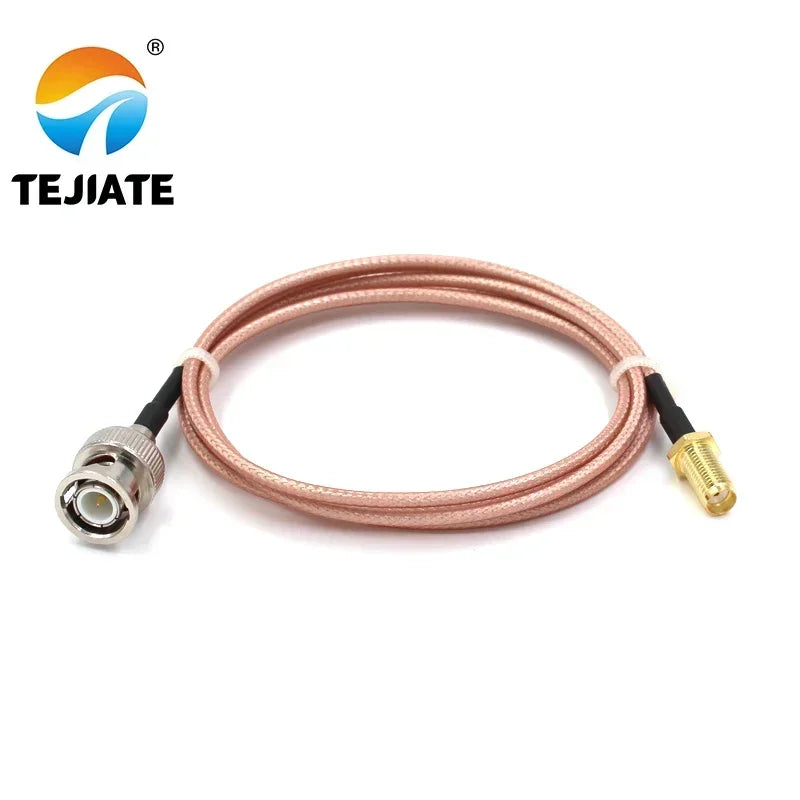 1PCS TEJIATE Adapter Cable BNC To SMA BNC-J Convert SMA-KY 8-90CM 1 1.5 2M Length Connector RG316 Wire
