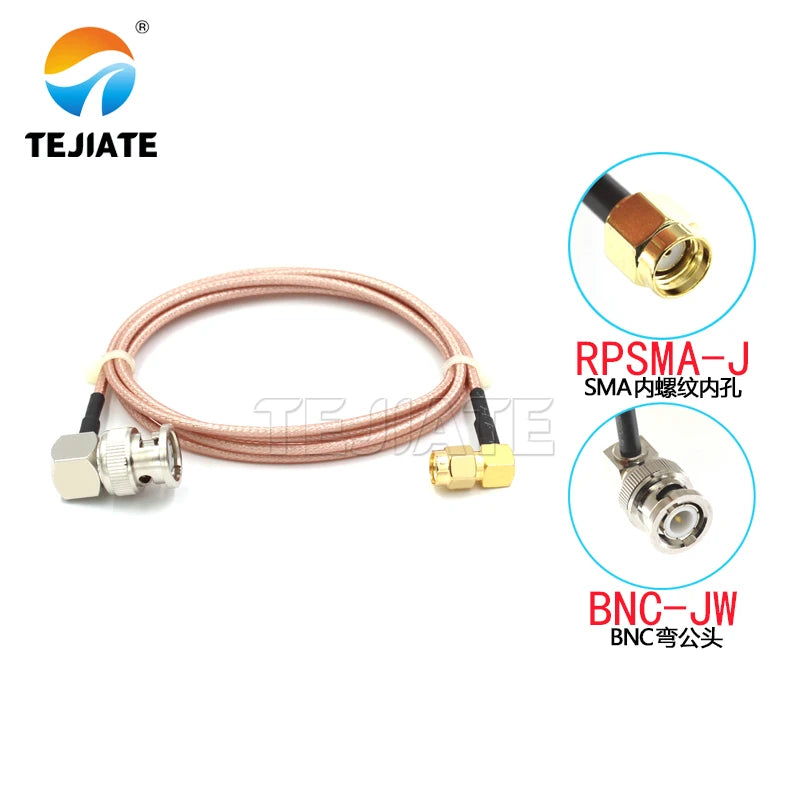 1PCS 50 Ω RPSMA-JW to BNC adapter cable RPSMA-J to BNC male female RF cable RG316 extension cable
