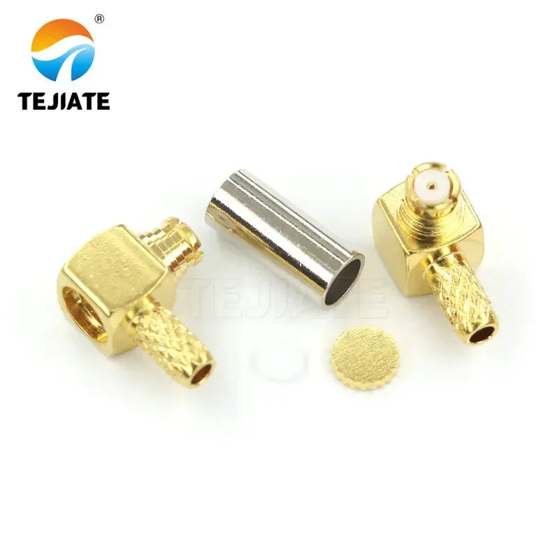 1PCS SMP Male and Female 1.5 Coaxial Connecor Straight and Angle RF Gold-Plated Adapter