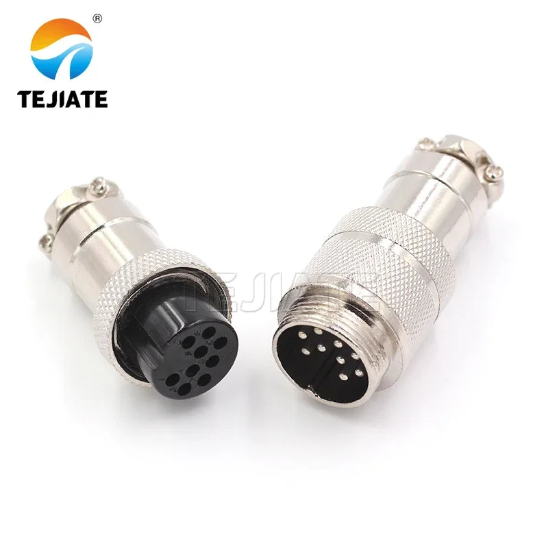 Butt-jointed aviation plug and socket GX20-2P/3/4/5/6/7/8/10/12 core 20mm butt connector