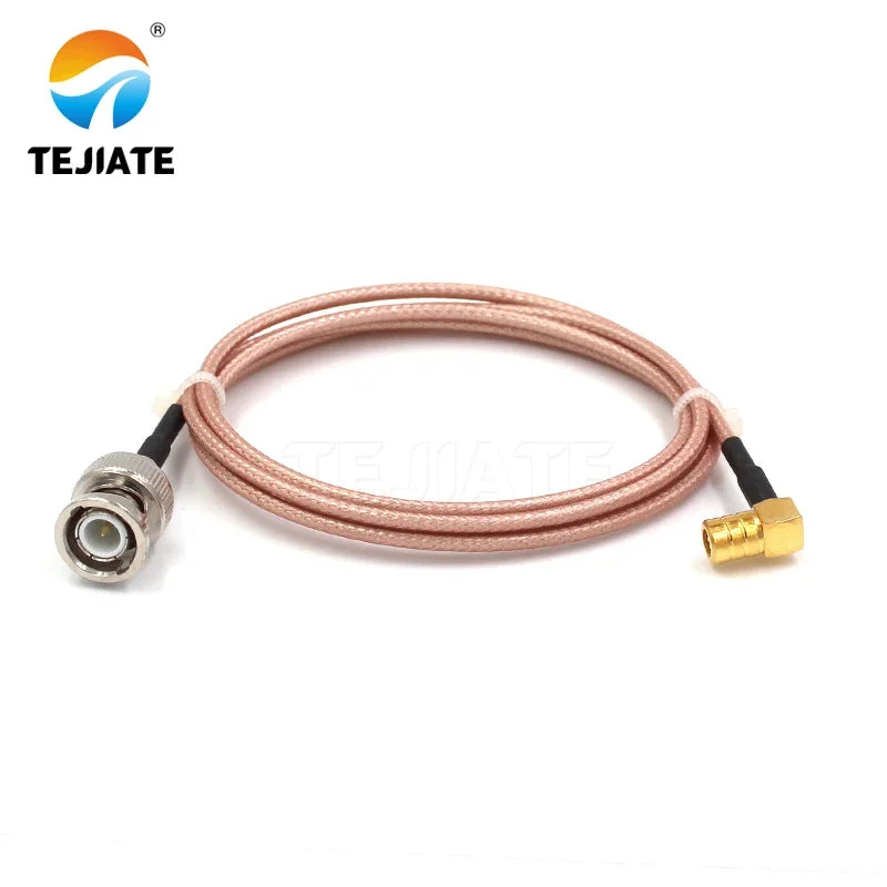 1PCS TEJIATE Adapter Cable SMB To BNC Type SMBKW Convert BNCJ 8-90CM 1M 1.5M 2M Length Connector RG316 Wire