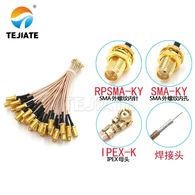 1PCS UF. L To SMA Jumper SMA Connector UFL/u.FL/RF Antena UFL Seat RG178 Extension Cable