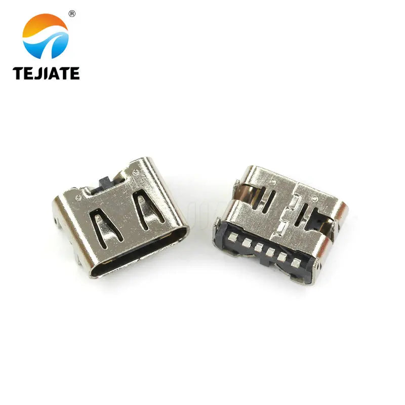 5PCS type-c female socket direct insertion SMT socket USB-3.1 6P16P 4-pin high-definition transmission interface fast charging