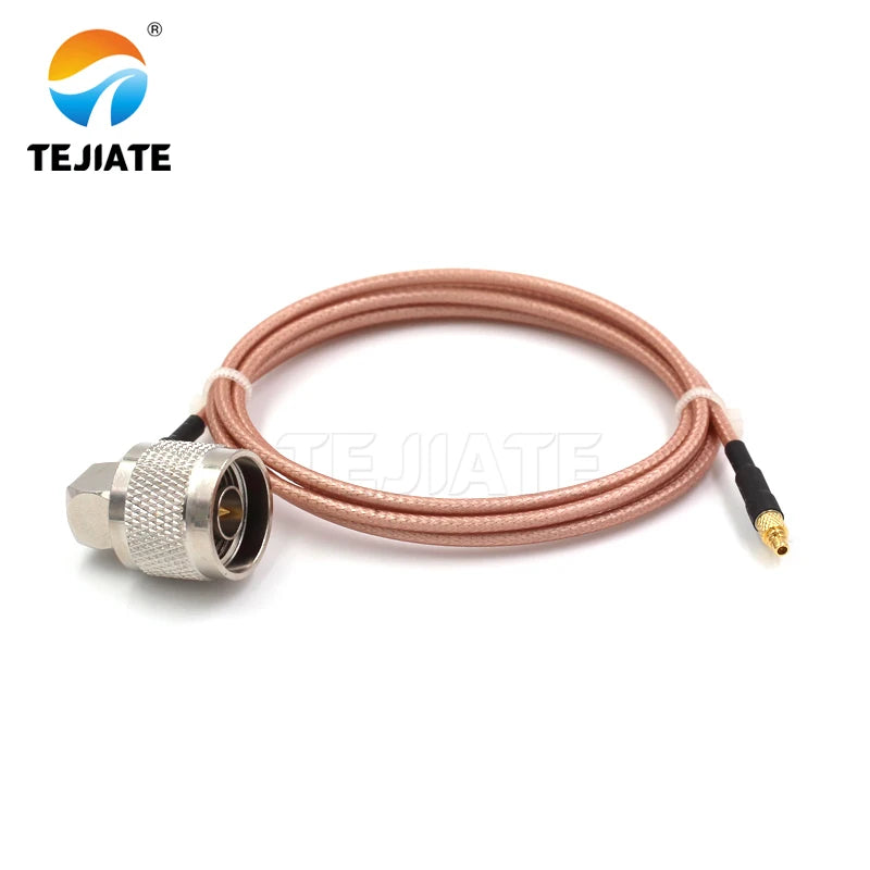 1PCS TEJIATE Adapter Cable N To MMCX Type NJW Convert MMCXJ 8-90CM 1M 1.5M 2M Length Connector RG316 Wire