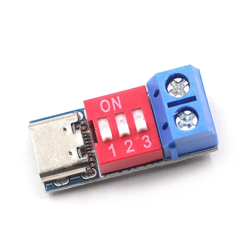 5pcs PD decoy QC/PD fast charge test board adjustable voltage 5V/9V/12V/15V/20V dial adjustment