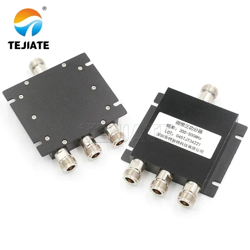 1PCS N-type Female Microstrip Power Divider, One Split Three 300-500MHZ Three Power Divider