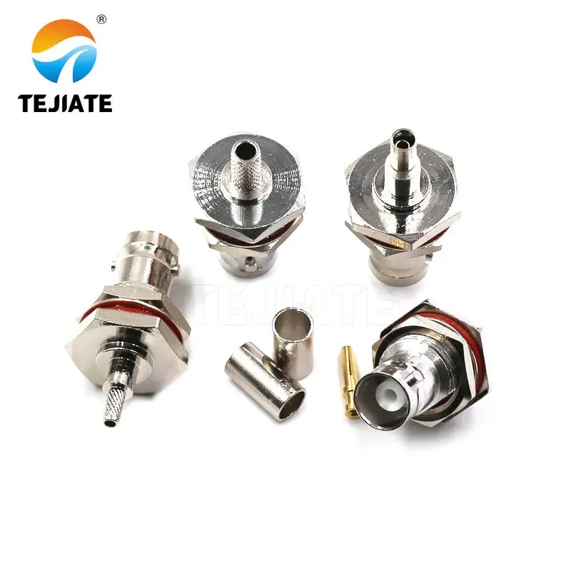 1PCS BNC-KY-1.5/3 Big Six Corners Female Header RF Coaxial Connector 50 Ohm Suitable For RG58/142/316 No Wire