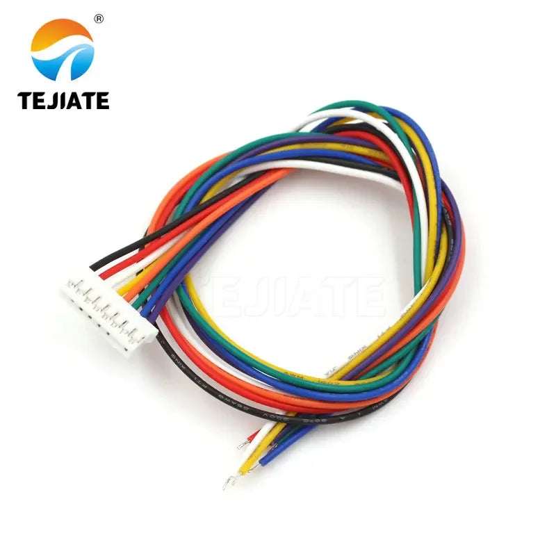 PH2.0MM Electronic Terminal Wire Single Head Color Row Line 2/3/4/5/6/7/8/9/10/12P 30CM Nickel Plated
