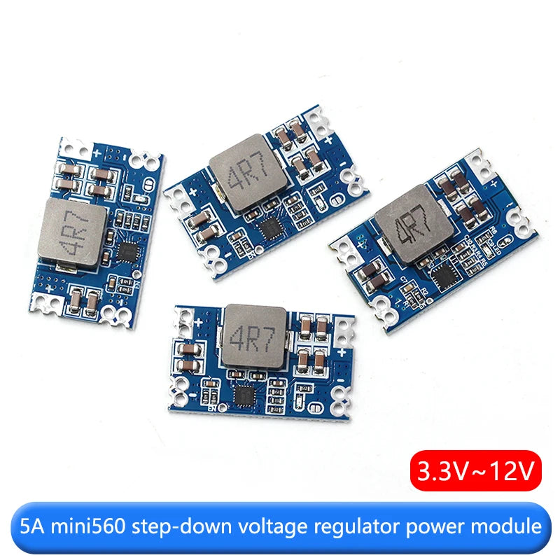 High Efficiency Output 3.3V 5V 9V 12V 5A mini560 Step Down DC-DC Converter Voltage Regulator Buck Stabilized Power Supply Module
