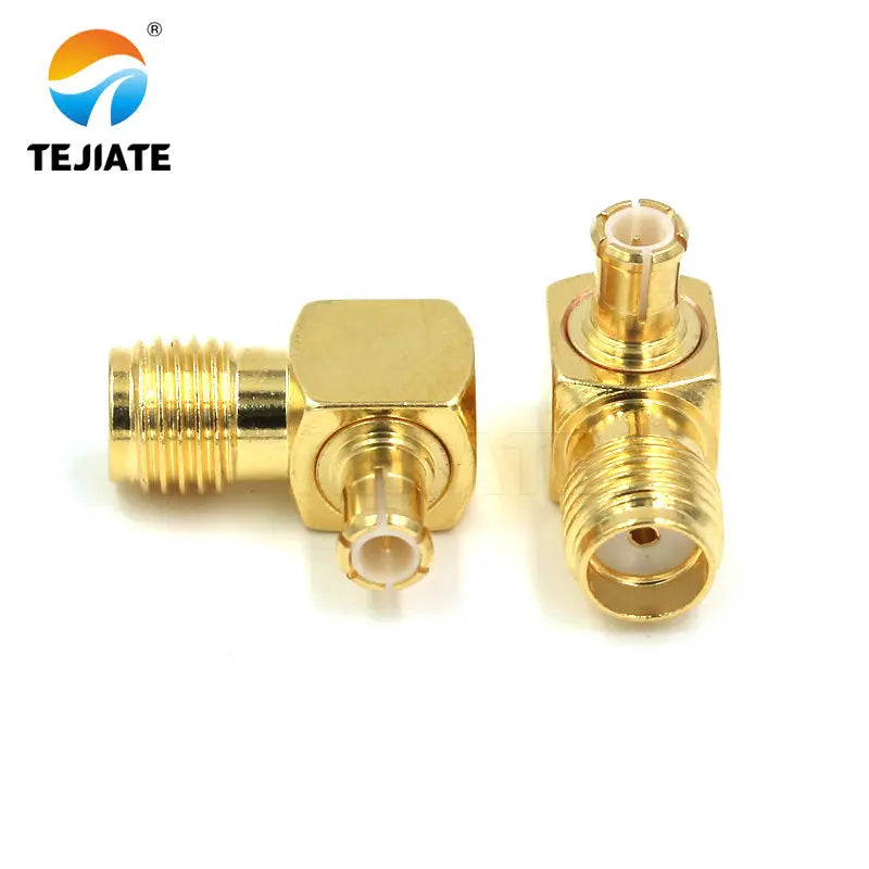 1PCS SMA to MCX MMCX adapter SMA/MCX/MMCX-J/K internal and external RF coaxial adapter connector antenna gold-plated