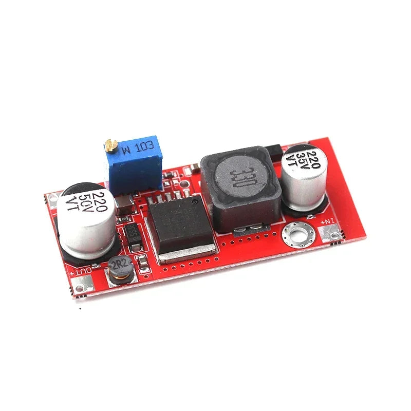 Red XL6009 DC-DC Step-up Adjustable Voltage Regulated Power Supply Module Board Output 4A Current Wide Voltage 5V12v Up To 24V