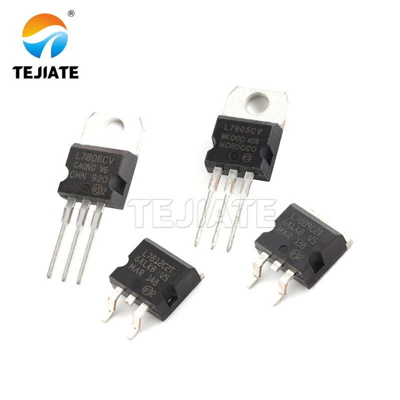 2PCS Transistor Voltage Regulator  L7805CV  L7806CV L7808CV L7809CV L7810CV L7812CV L7815CV L7824CV Triode Best Quality