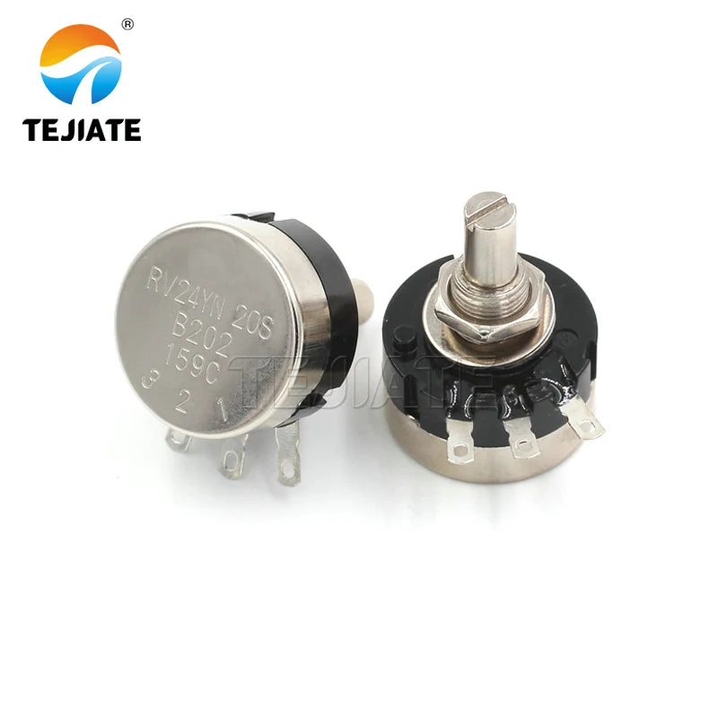 RV24YN20S carbon film potentiometer 1K 2K 10K 100 500K single turn carbon film potentiometer adjustable resistance