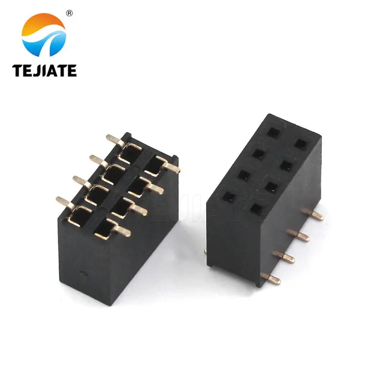 10PCS SMT double row female spacing 2.54MM 2 * 2/3/4/5/6/7/8/9/10/12/14/15/20-40P female seat