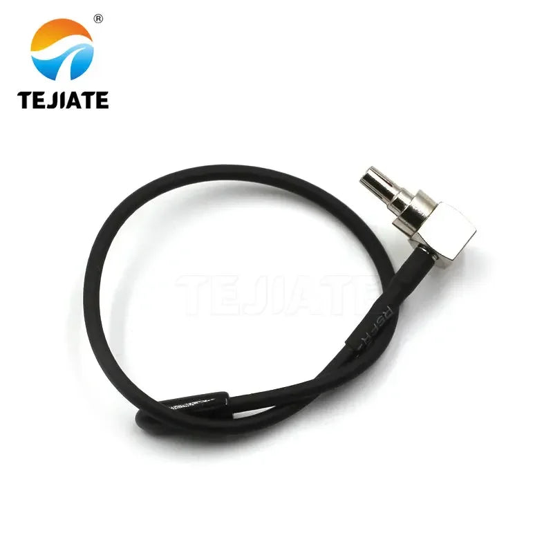 2PCS RF Coaxial Adapter SMA/CRC9 3G/4G Bent Header Antenna Gold-plated Nickel-plated