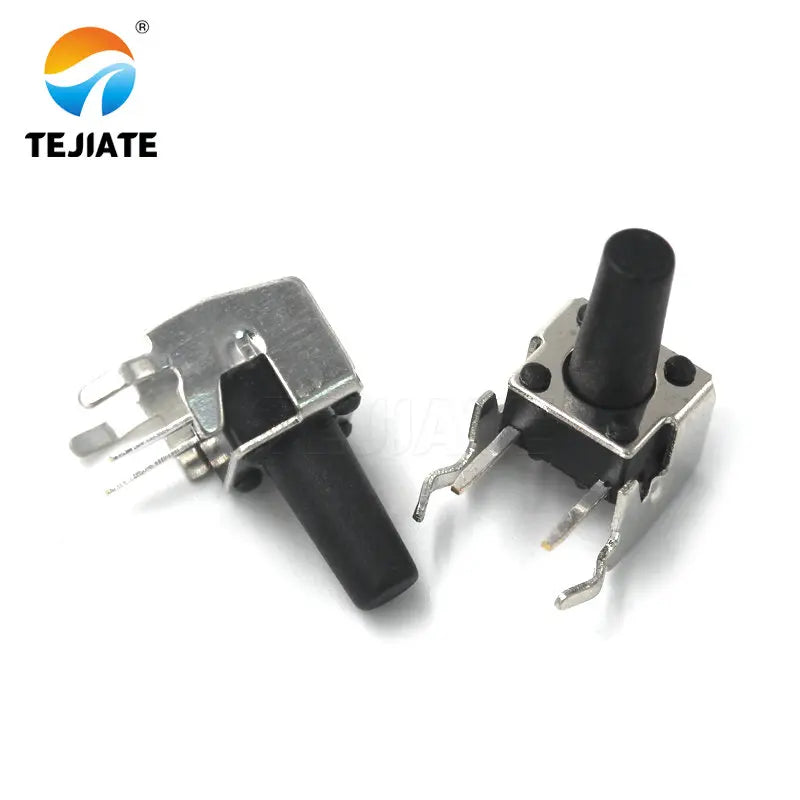 30PCS light touch switch horizontal with bracket 6 * 6 * 5/6/7/8/11/12MM 2 foot side press micro/button switch