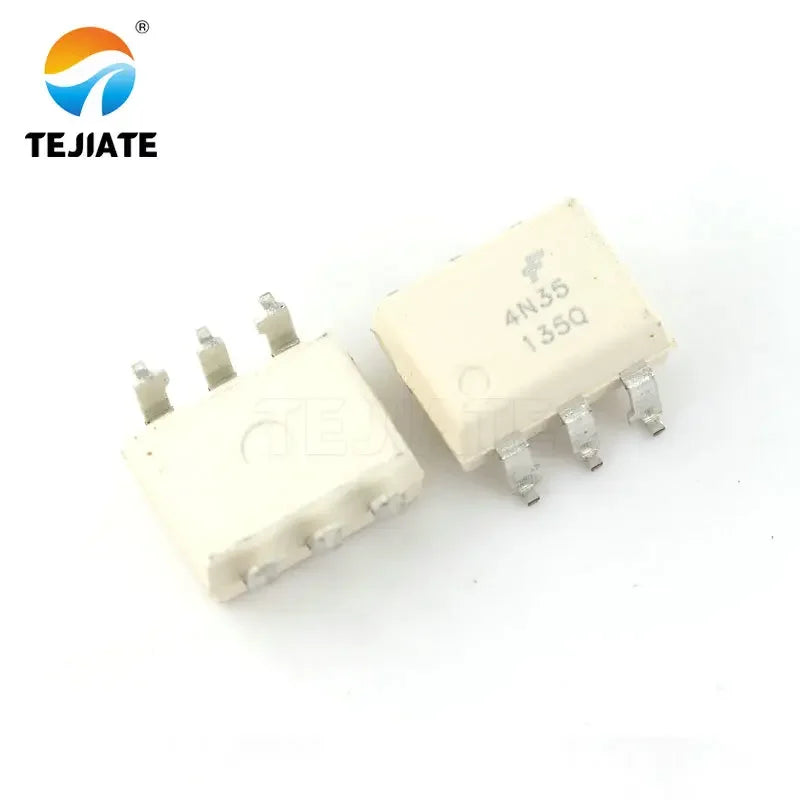 5PCS TEJIATE Optocoupler 4N25M DIP-6  4N28 DIP-6 4N35SR2M SOP-6 Transistor Photoelectric Output Optical Isolator