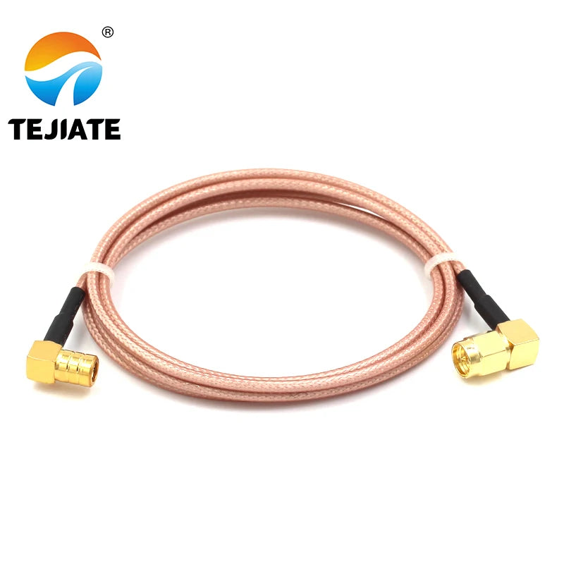 1PCS TEJIATE Adapter Cable SMB To SMA Type SMB-KW Convert SMA-JW 8-90CM 1M 1.5M 2M Length Connector RG316 Wire