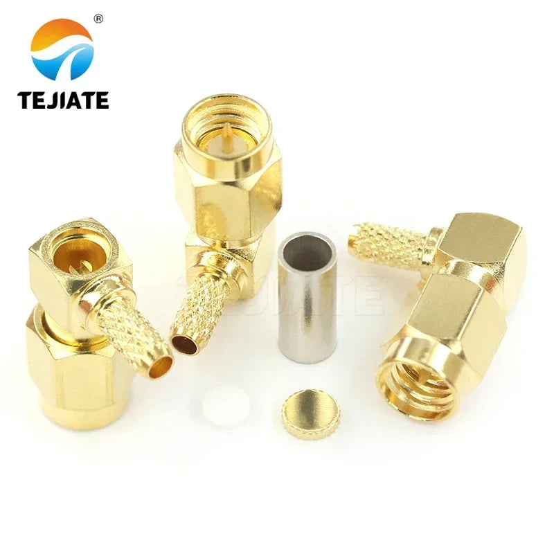 1PCS L5/M5-J/JW/KY/KK Dual Female And Male Conenctor Crimp Coaxila Cable Adapter