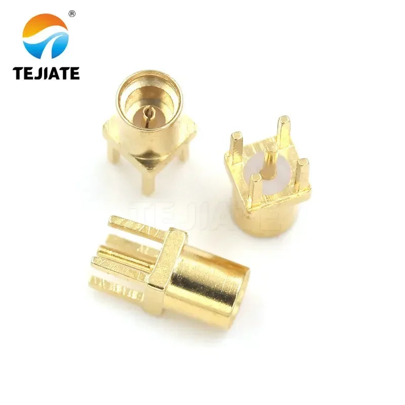 1PCS MCX MMCX KE-KWE-JE-JEF Connector Male/Female Base Straight Angle Bent Header Four Feet Welding PCB Socker Adapter