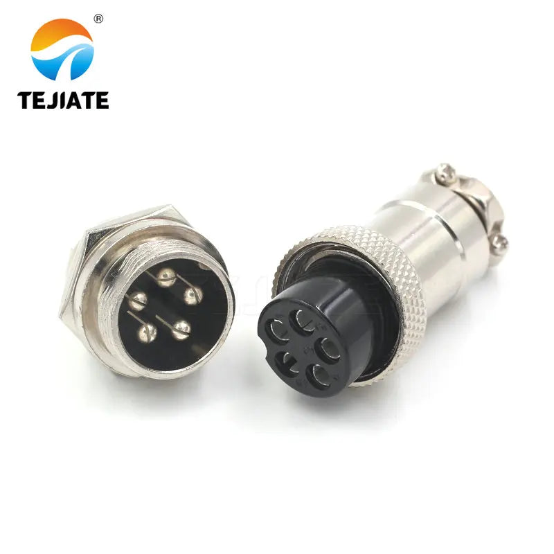 1 set of aviation plug GX20-2P/3P/4P/5P/6P/7P/8P/9P/10P/12P core 20mm socket aviation plug + socket