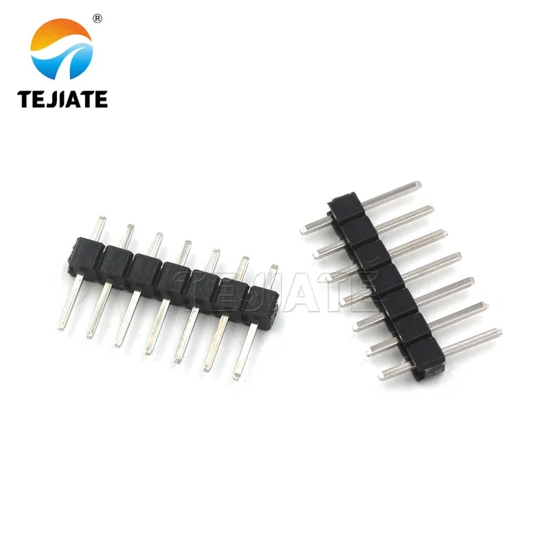 Single row pin spacing 2.54MM 1*2/3/4/5/6/7/8/10/12/20/30P copper pin header