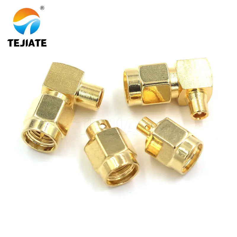 2PCS Factory Price SMA-JB/JWB Straight Female Elbow for RG405 Cable Wireless Pure Copper Connector