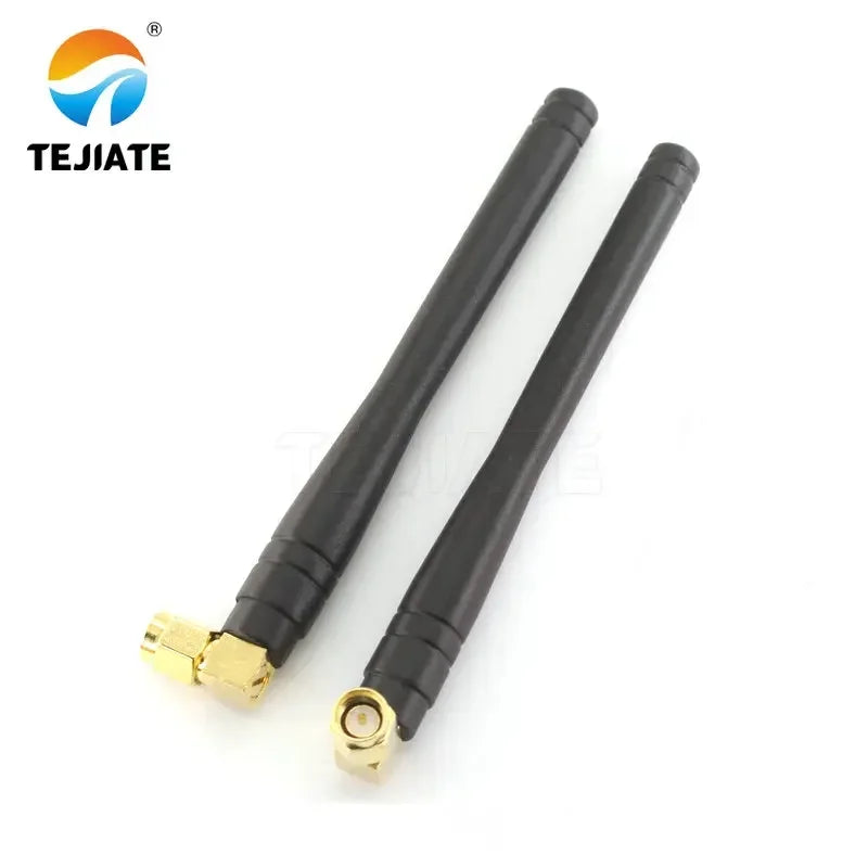 5PCS GPRS/GSM SMA 6/8/10/10.5/11CM Glue Antenna Straight/Bent Header Inner Pin/Hole Four Frequency High Gain Kit Black