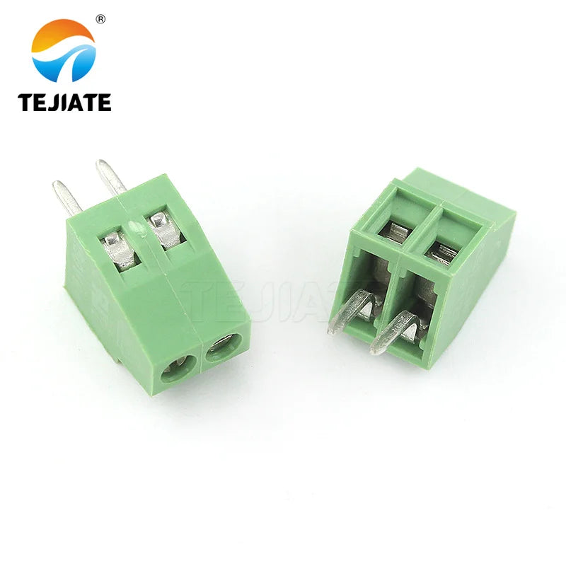 2PCS DG308 wiring terminal KF128 2.54mm spacing 120 screw type PCB wiring terminal 2/3P connector