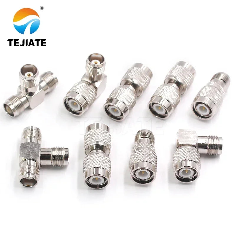 1PCS TNC/TNC-JJ/JK/JKW/KK Radio Frequency Connector Male And Female Triple Dule RF Coaxial Adapter