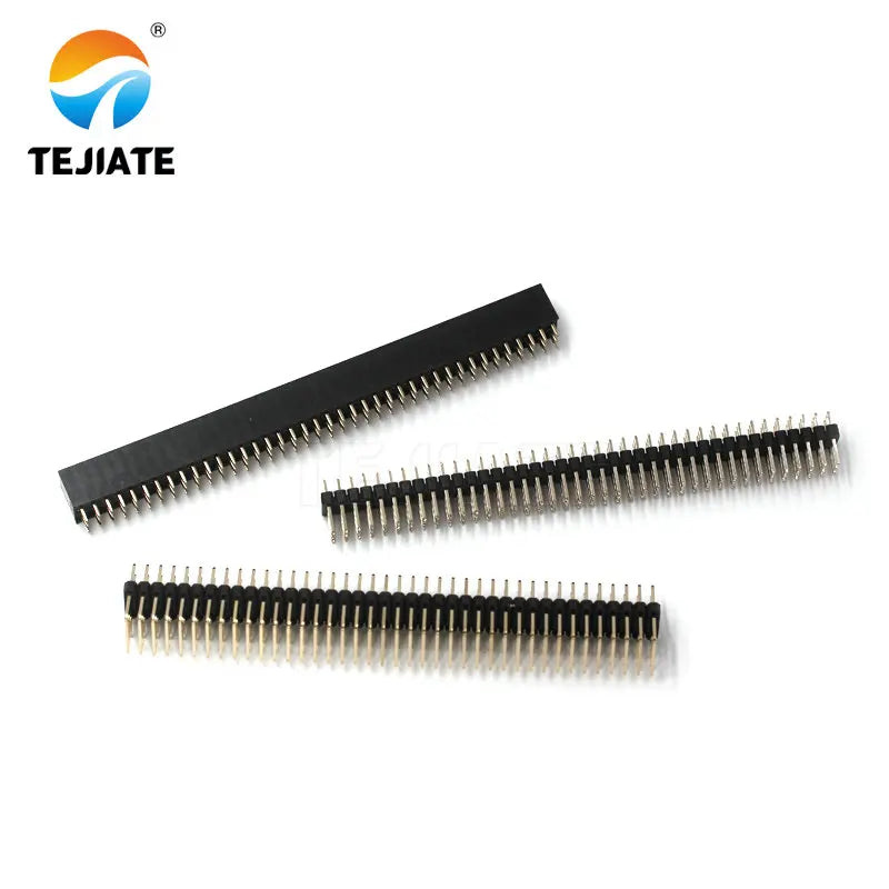 1PCS 2.54 3*40 Three Row Male Female 90 degree right angle R/A Breakaway PCB Pin Header socket Connector Pinheader 3x40p