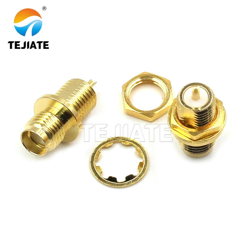 1PCS SMA-50KY High Quality SMA-50KY RF Coaxial Connector External Screw Inner Hole With Double Nuts and Double Washers