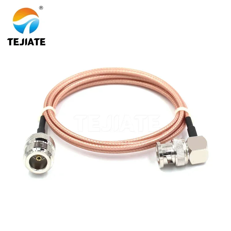 1PCS TEJIATE Adapter Cable BNC To N Type BNCJW Convert NK 8-90CM 1M 1.5M 2M Length Connector RG316 Wire