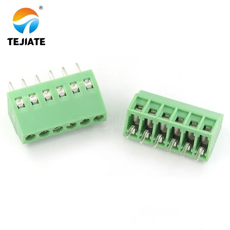 2PCS DG308 wiring terminal KF128 2.54mm spacing 120 screw type PCB wiring terminal 2/3P connector