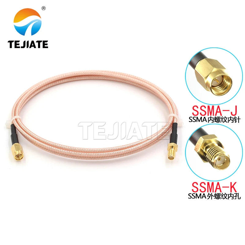 1PCS SSMA to SSMA RF cable SSMA male/female SSMA-J-K to SSMA-JW connection cable RG316 adapter cable