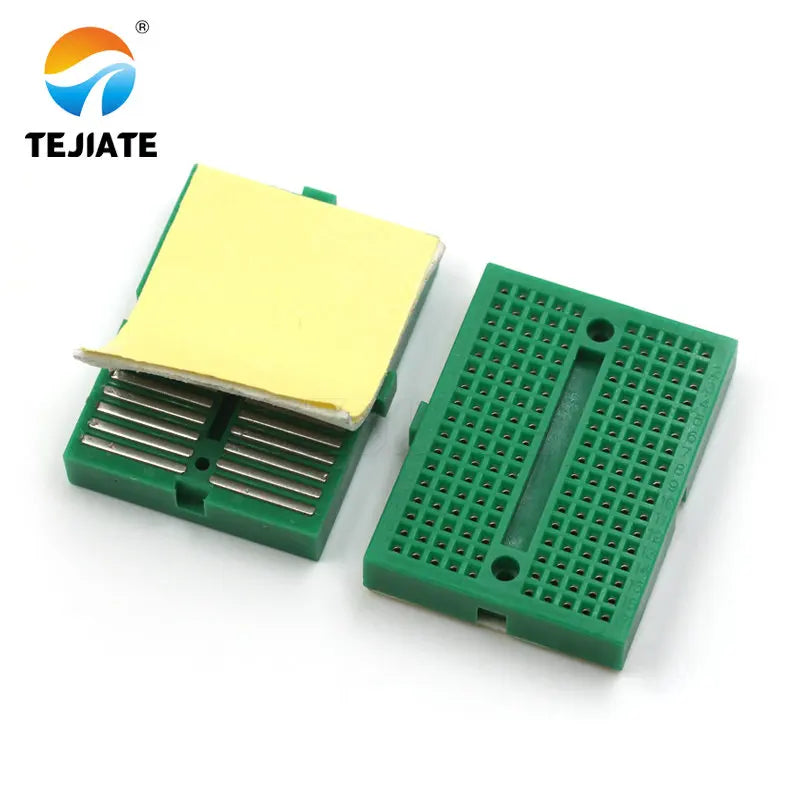 2PCS SYB-170 Universal Solderless Prototype Breadboard 170 tie-points Mini Breadboard DIY Kit White black Red yellow blue green