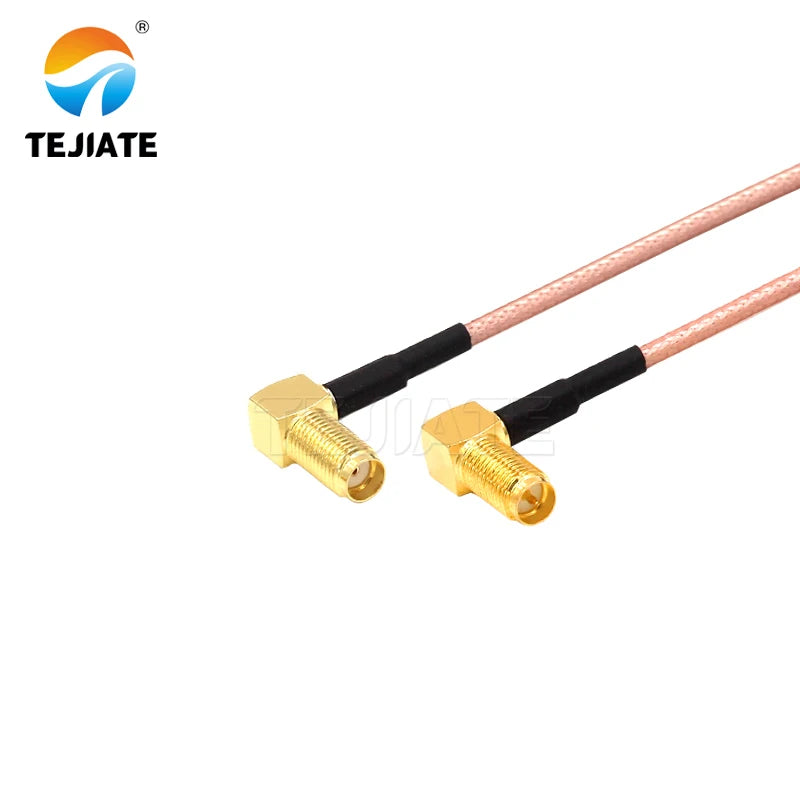 1PCS TEJIATE Adapter Cable RPSMA To SMA Type RPSMA-KW Convert SMA-KW 8-90CM 1M 1.5M 2M Length Connector RG316 Wire