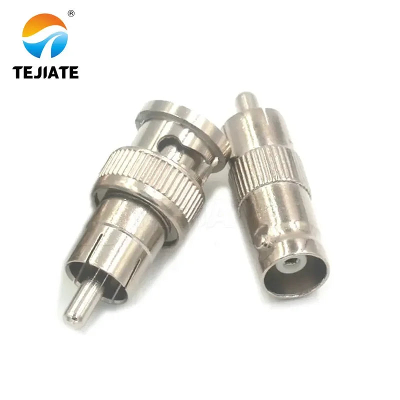 5Pcs/lot BNC Female To RCA AV Male Connector Adaptor for CCTV Security Camera Surveillance Video BNC MALE
