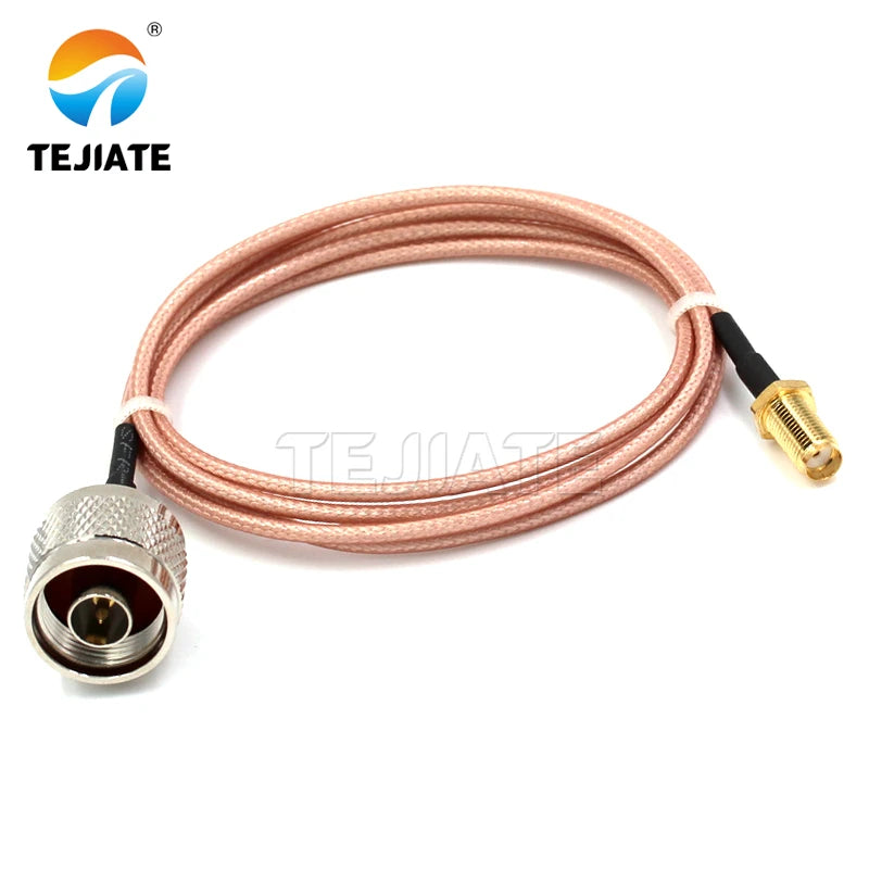 1PCS SMA-KY to N RF cable N-J to SMA-KY N female head to SMA female head outer screw inner hole RG316 coaxial line