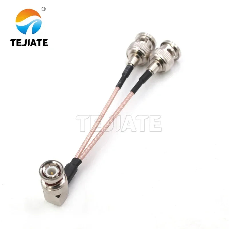 BNC Male Female To Two BNC Adapters 10cm RG316 Cable