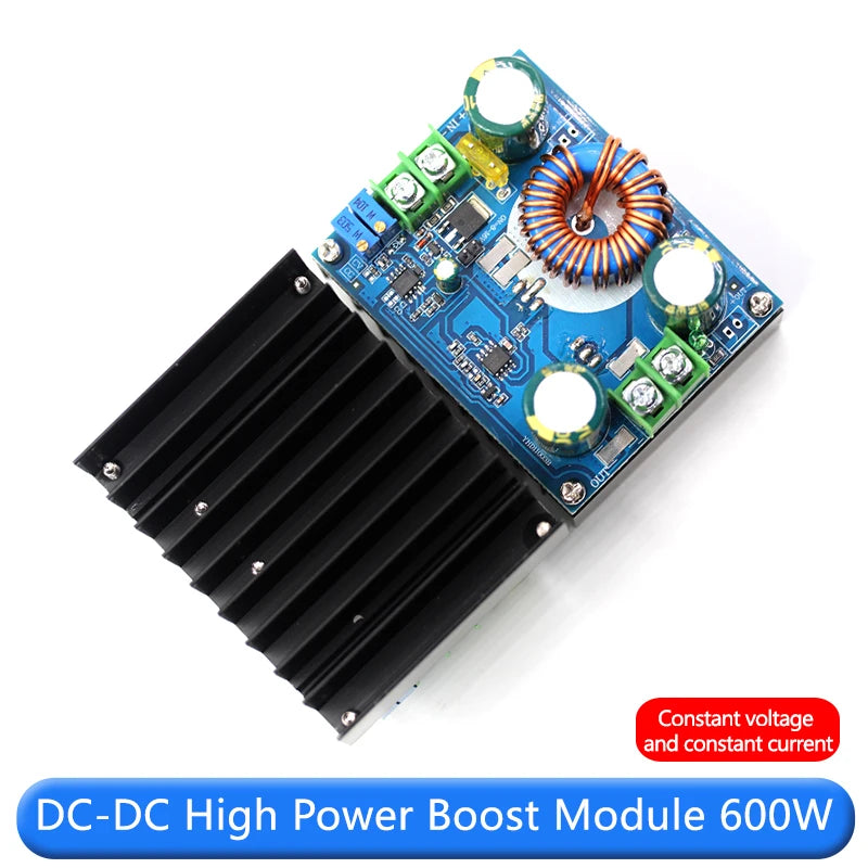 DC-DC high power boost module 600W constant voltage constant current vehicle voltage stabilization solar charging 12-80V