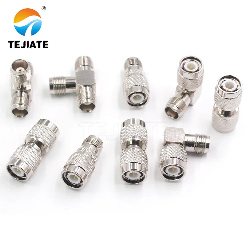 1PCS TNC/TNC-JJ/JK/JKW/KK Radio Frequency Connector Male And Female Triple Dule RF Coaxial Adapter