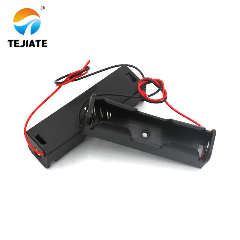 Battery box 5 18650 with switch and cover, battery holder 1, 2, 3/4, battery box 6F22 9V
