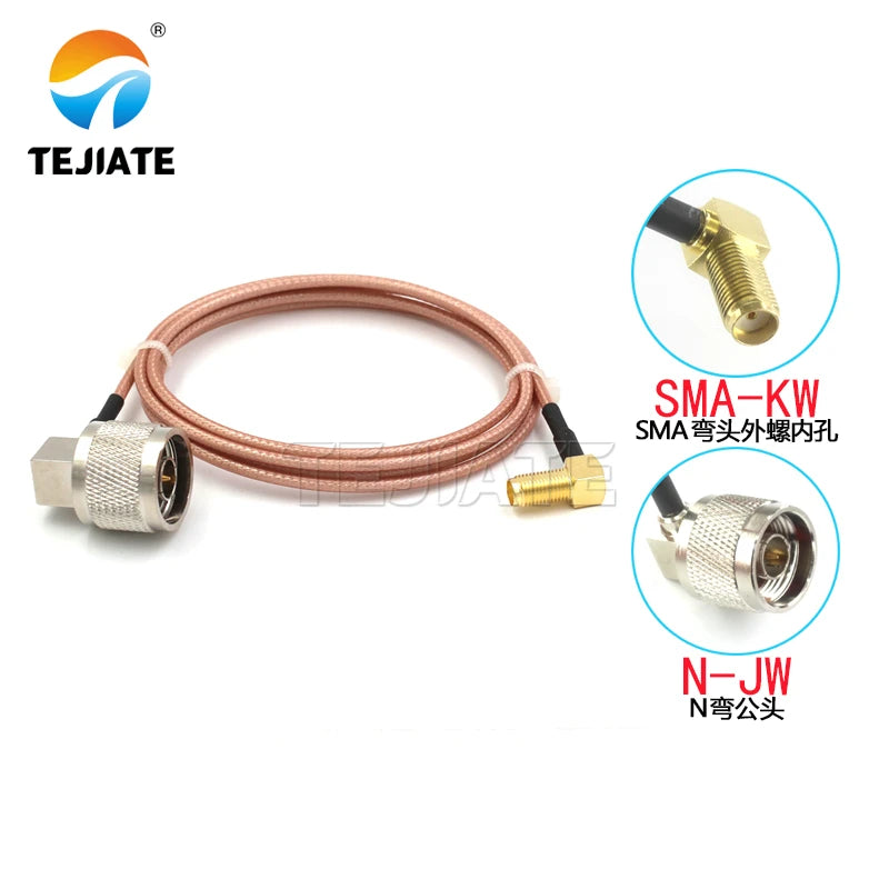 1PCS SMA-KW to N adapter line N-J N-K N-JW male female to SMA-KW RF line RG316 connection line impedance 50 ohms