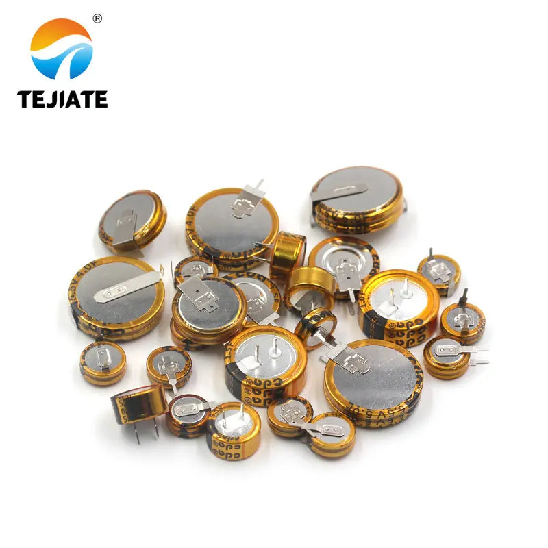 1PCS 5.5V Super capacitor 0.1F 0.22F 0.33F 0.47F 1F 1.5F 4.0F 5.0F V-type C-type H-type Button Farad capacitor