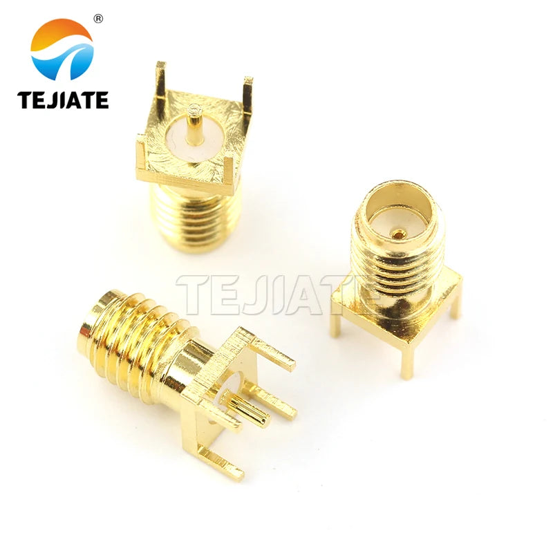 1PCS SSMA-KE RF Outer Screw Inner Hole PCB Soldering Board Socket Mini SMA Female Connector