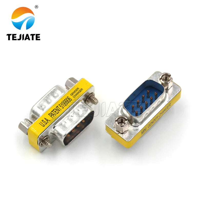 DB9/15/25 pin serial port male to female conversion head adapter RS232 male to male to female to female COM port