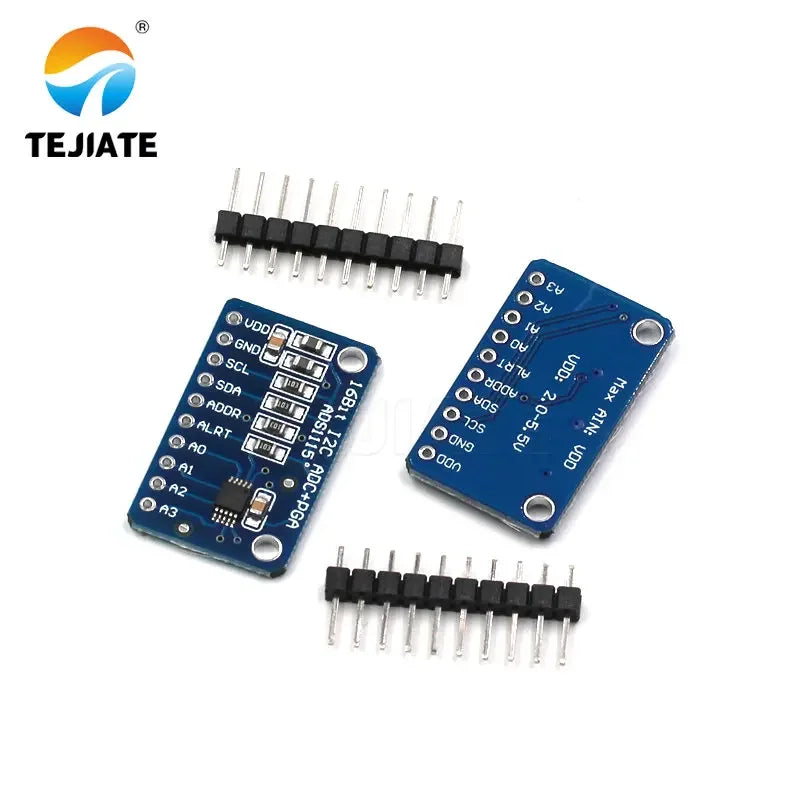 1PCS 4-Channel ADS1115 Super-Small Type 16 Bit High Precision ADC Develop Board Module